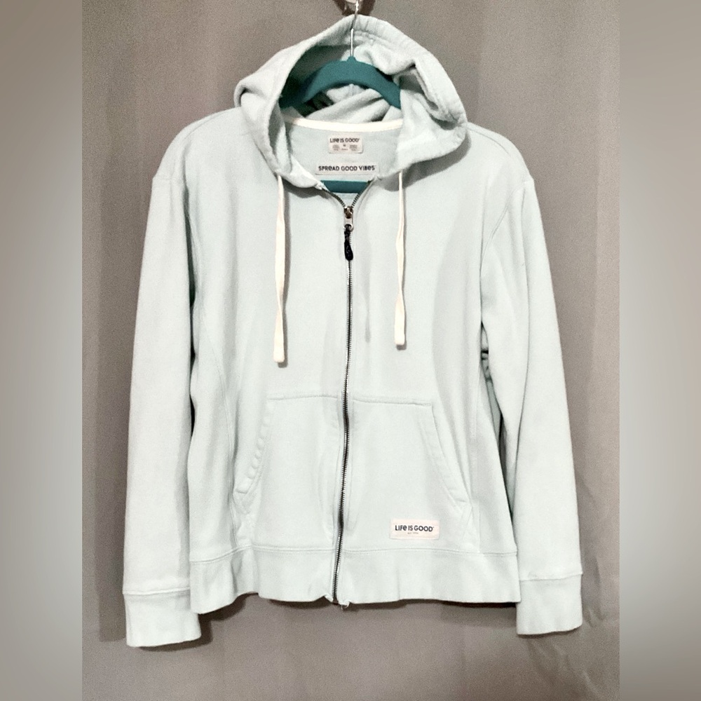 Life Is Good full zip hoodie, size M